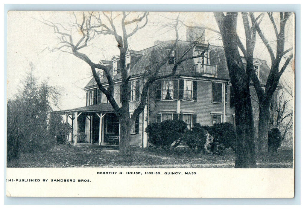 c1905s Dorothy Q. House 1635-85 Quincy Massachusetts MA Unposted Postcard