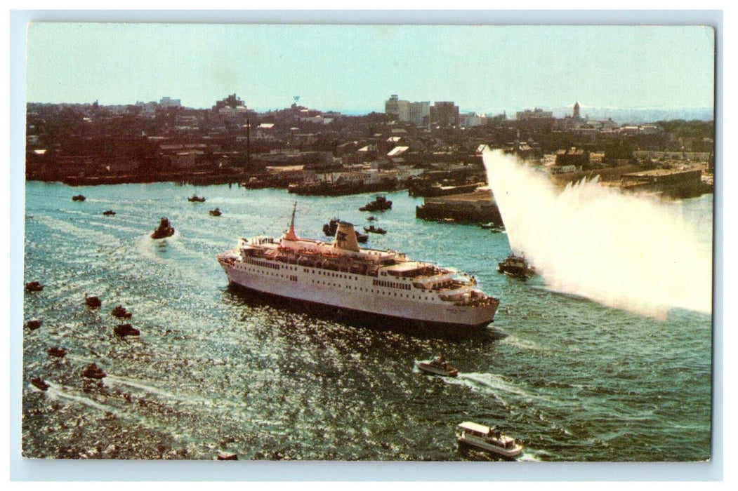 Portland Maine ME, M/S Prince Of Fundy Swedish Automobile Cruise-Ferry Postcard
