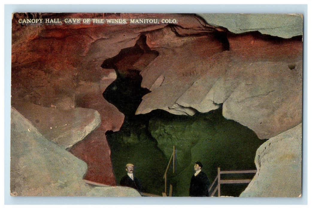 c1910 Canopy Hall, Cave of the Winds, Manitou Colorado CO Unposted Postcard