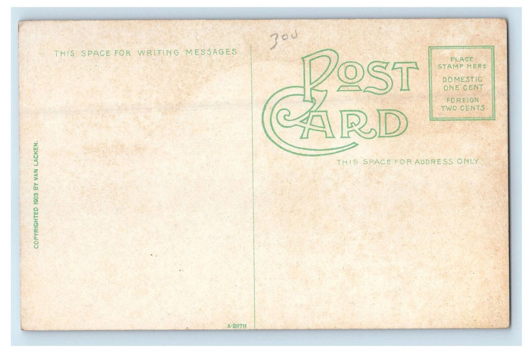 c1910 Canopy Hall, Cave of the Winds, Manitou Colorado CO Unposted Postcard