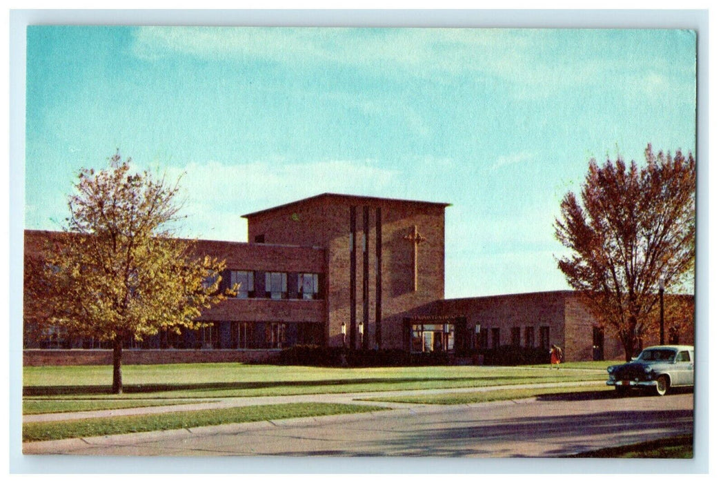 View Of Administration And Welfare Building Car Boys Town Nebraska NE Postcard