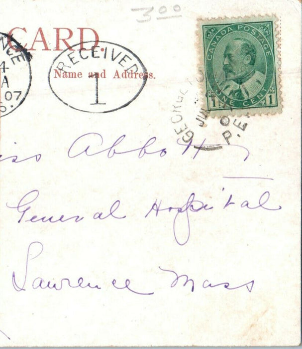 1907 Steamer "Calvin Austin" Eastern S.S. Co St John New Brunswick Postcard