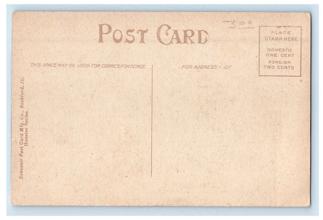 c1910 View of Old Fort Wayne Indiana IN Unposted Antique Postcard