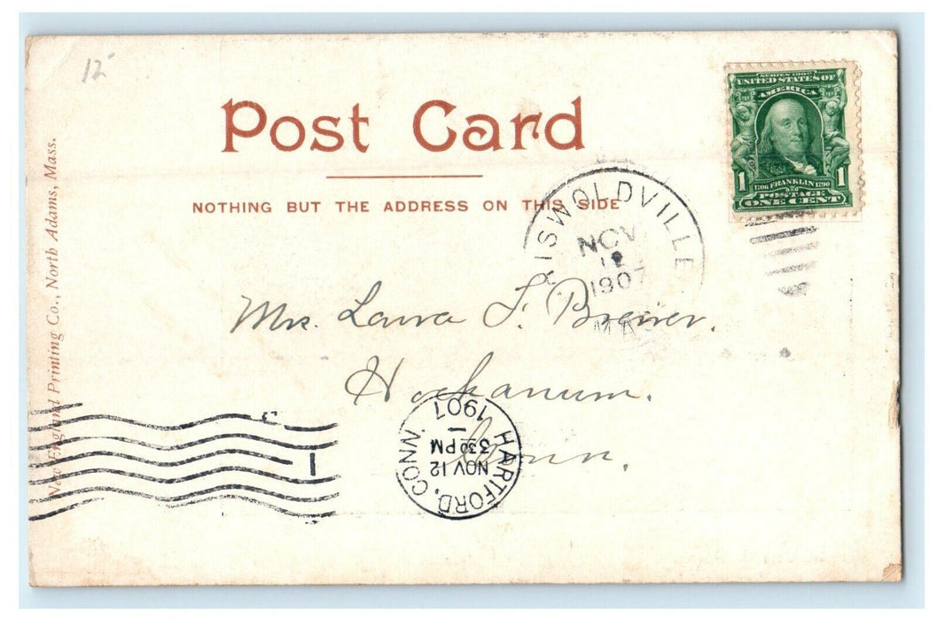 1907 Griswoldville Catholic Church Massachusetts MA Antique Postcard