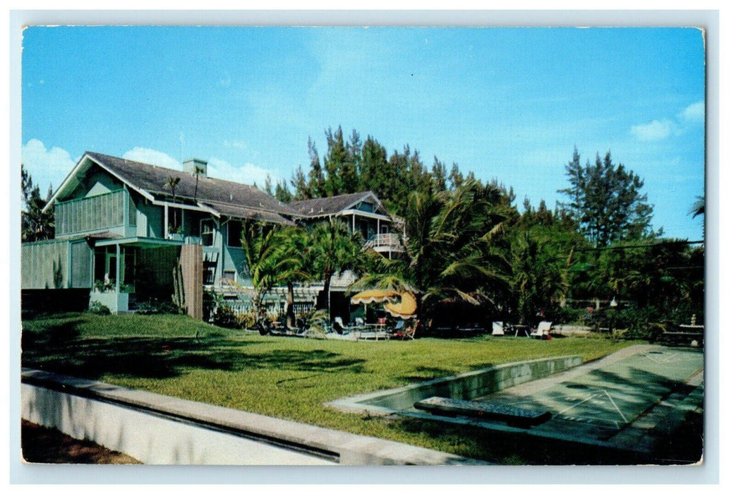 c1950's Tropical Hotel And Apartments Pass-A-Grille Beach Florida FL Postcard