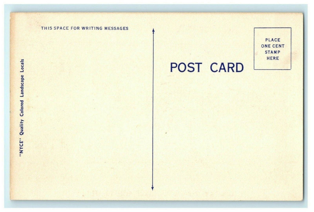 Greetings From Franklin Grove Illinois Sheep c1940's Vintage Antique Postcard