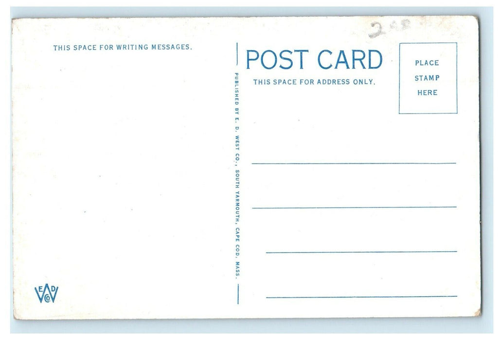 The First Congregational Church Harwich Massachusetts MA Vintage Postcard