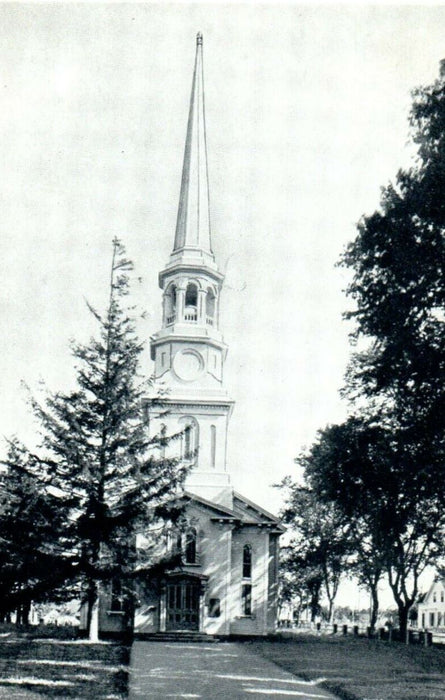The First Congregational Church Harwich Massachusetts MA Vintage Postcard