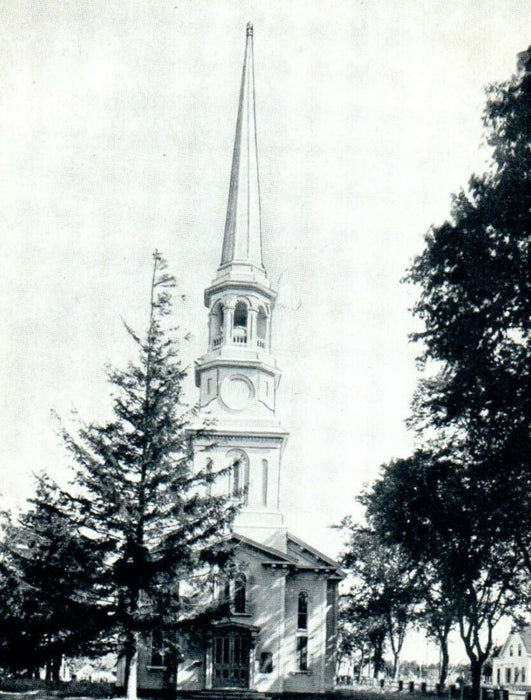 The First Congregational Church Harwich Massachusetts MA Vintage Postcard