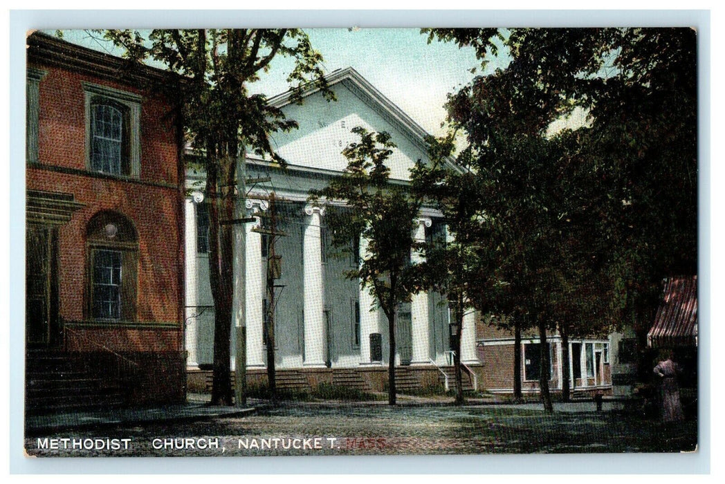 Methodist Church Nantucket Massachusetts MA Unposted Postcard