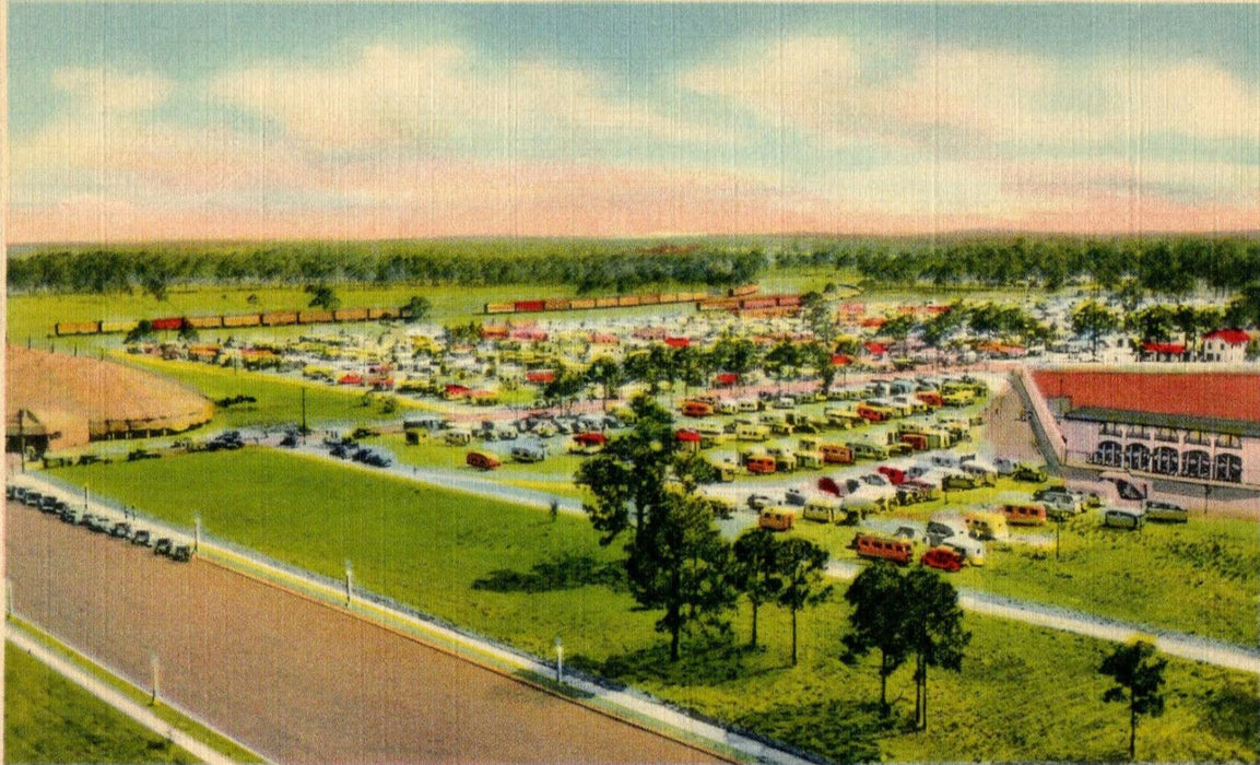 c1930s Sarasota T.C.T. Tourist Park, Sarasota Florida FL Unposted Postcard