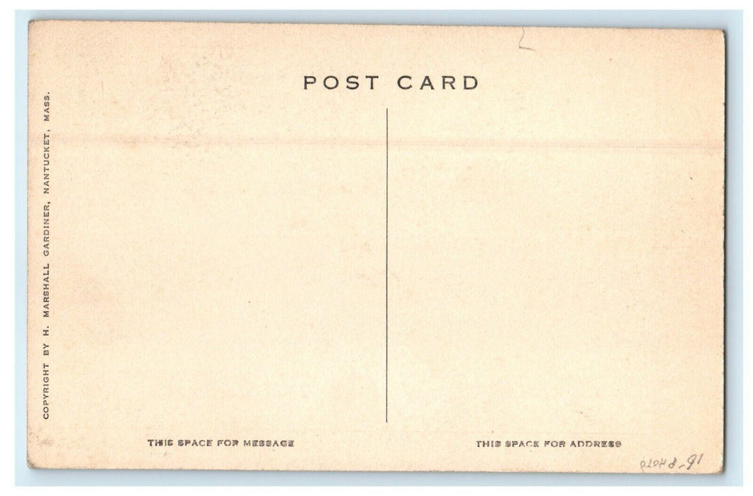 c1910 The Macy Door Nantucket Massachusetts MA Unposted Antique Postcard