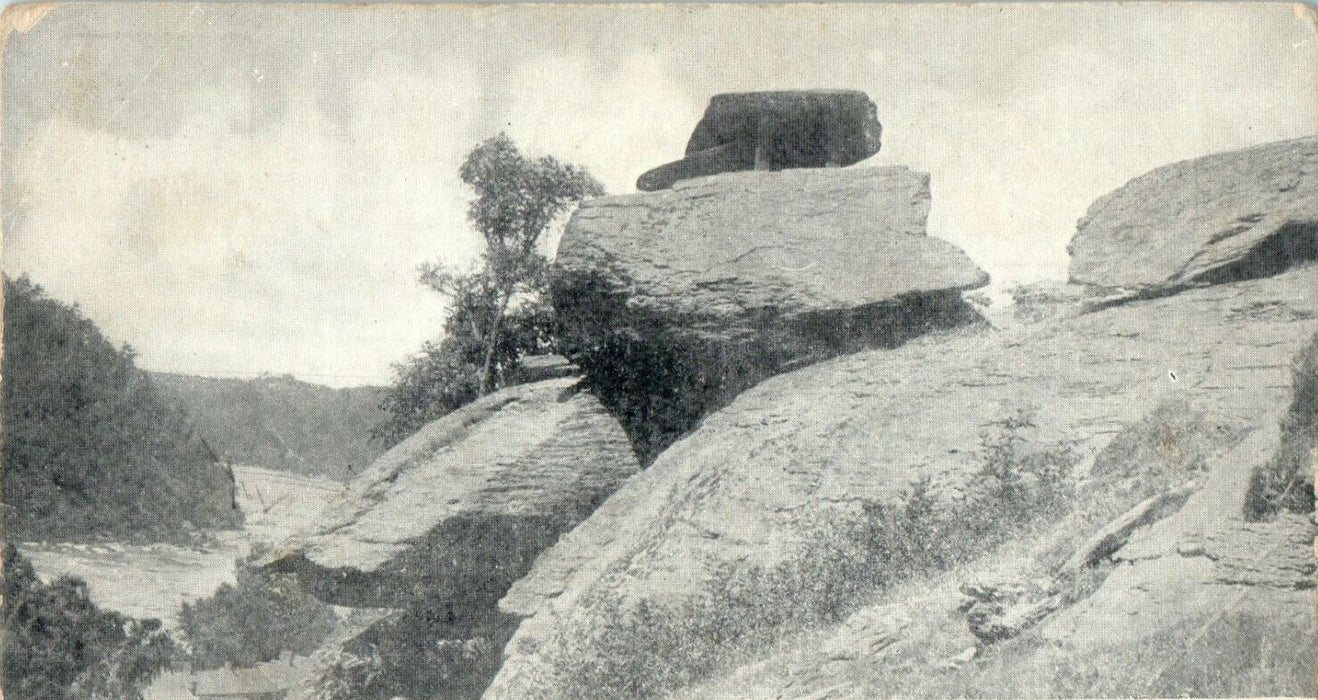 1909 Jefferson Rock, Harpers Ferry, West Virginia WV Posted Antique Postcard