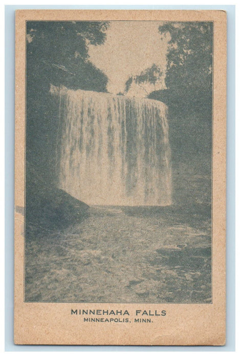 1910 Minnehaha Falls, Minneapolis Minnesota MN Benson VT Antique Postcard