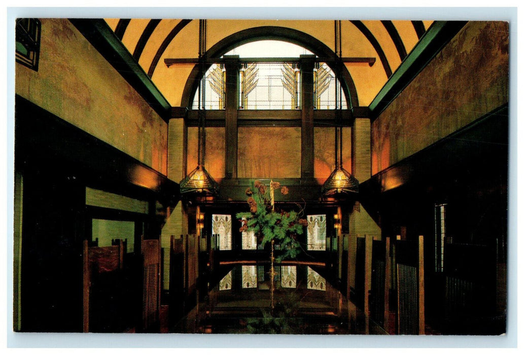 c1960 Dana Thomas House's Dining Room, Springfield Illinois IL Postcard