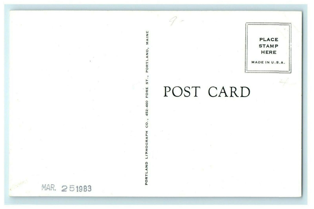 Sunset Motel Walnut Illinois 1983 Vintage Antique Postcard