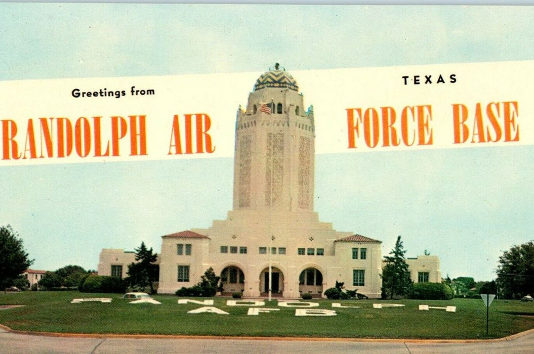 Greetings From Randolph Air Force Base Texas TX Military Banner Postcard