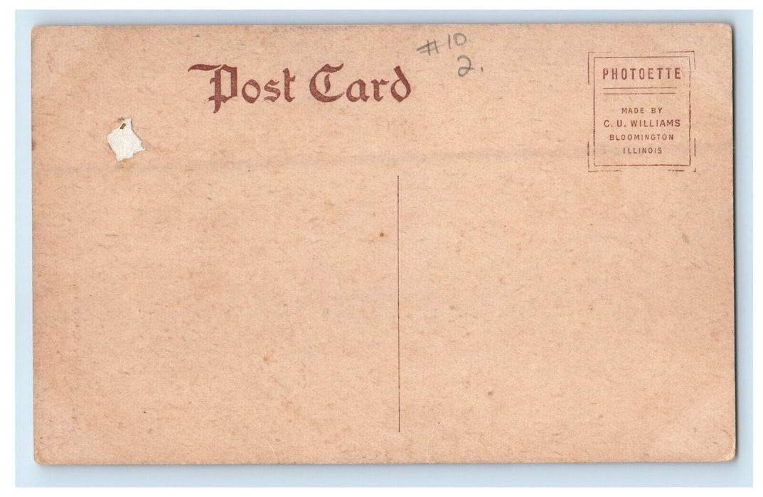 c1910's M.E. Church Attica Indiana IN Unposted Antique Postcard