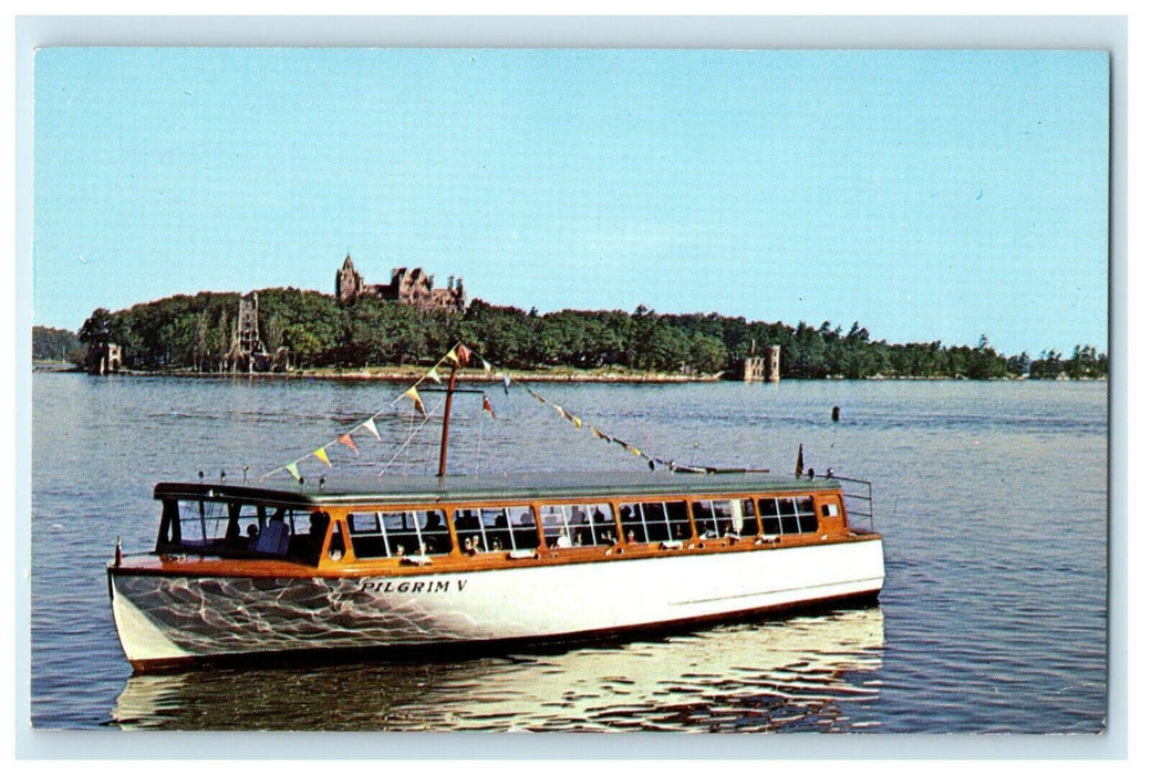 c1950's Pilgrim V Boat Tour 1000 Islands Alexandria Bay New York NY Postcard