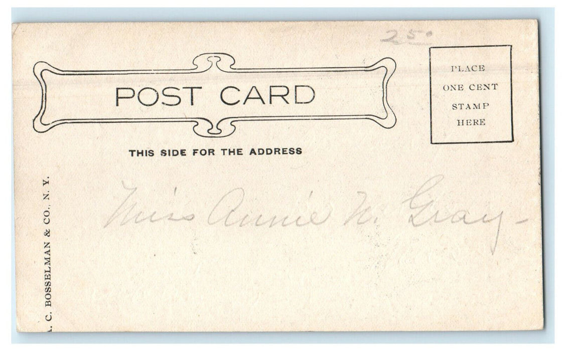 c1905s City Hall and Public Library, New Bedford Massachusetts MA Postcard