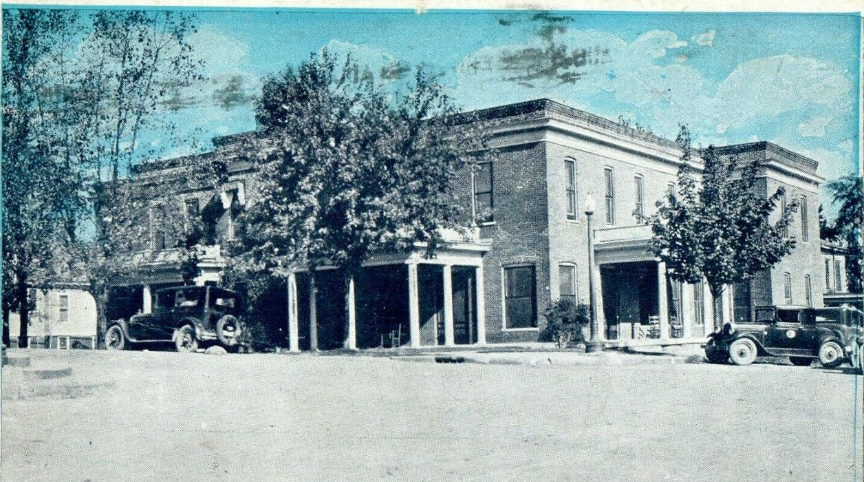 1930 Marshall Hotel Lewisburg Tennessee TN Posted Vintage Inn Postcard