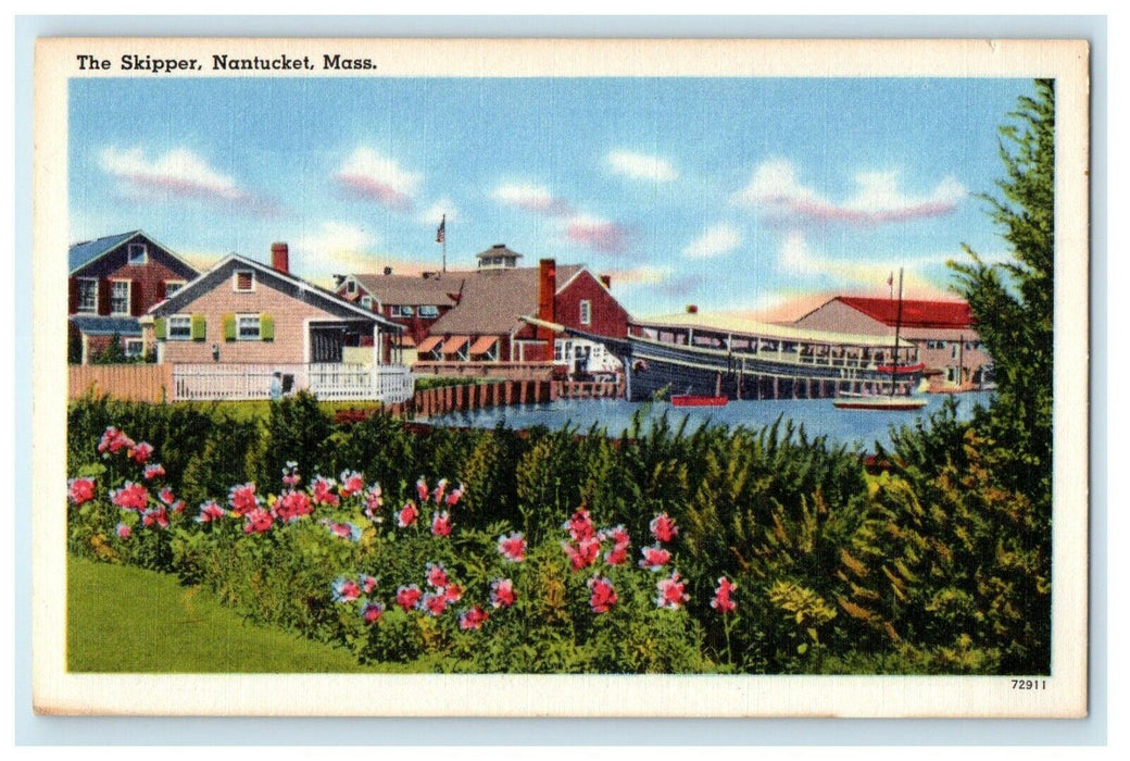 View Of The Skipper Nantucket Massachusetts MA Unposted Postcard