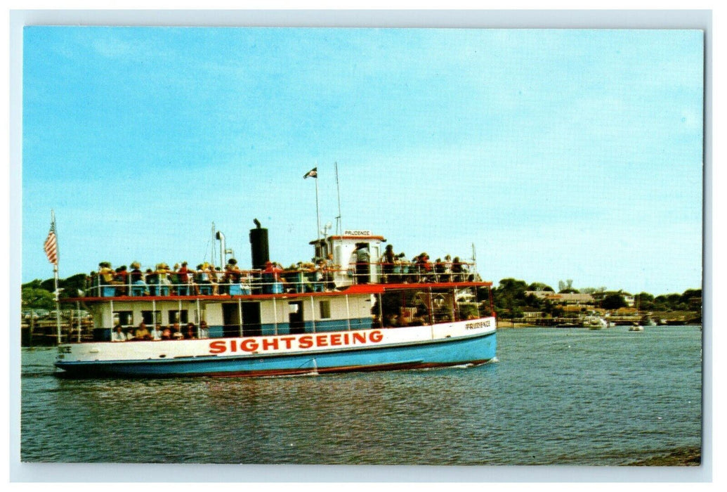 c1950's Sightseeing Boat Tours Hyannis Massachusetts MA Vintage Postcard