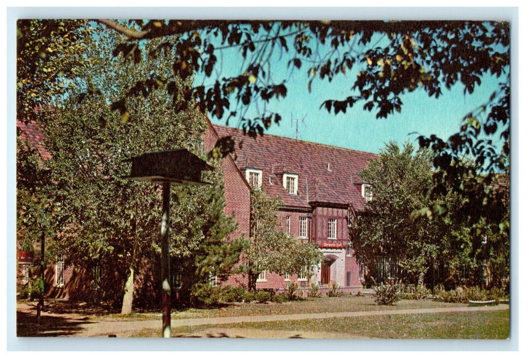 c1950's Boys Town Nebraska NE, Apartment Building Grade School Boys Postcard