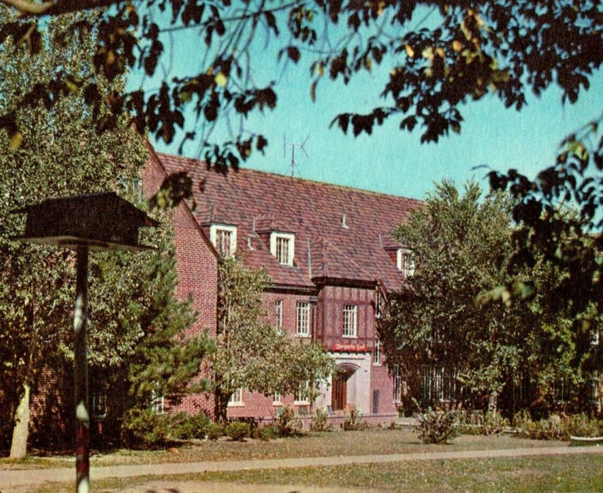c1950's Boys Town Nebraska NE, Apartment Building Grade School Boys Postcard