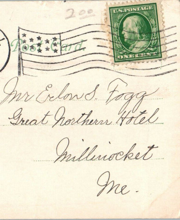1910 Lake Saltonstal, Haverhill, Massachusetts MA Posted Antique Postcard