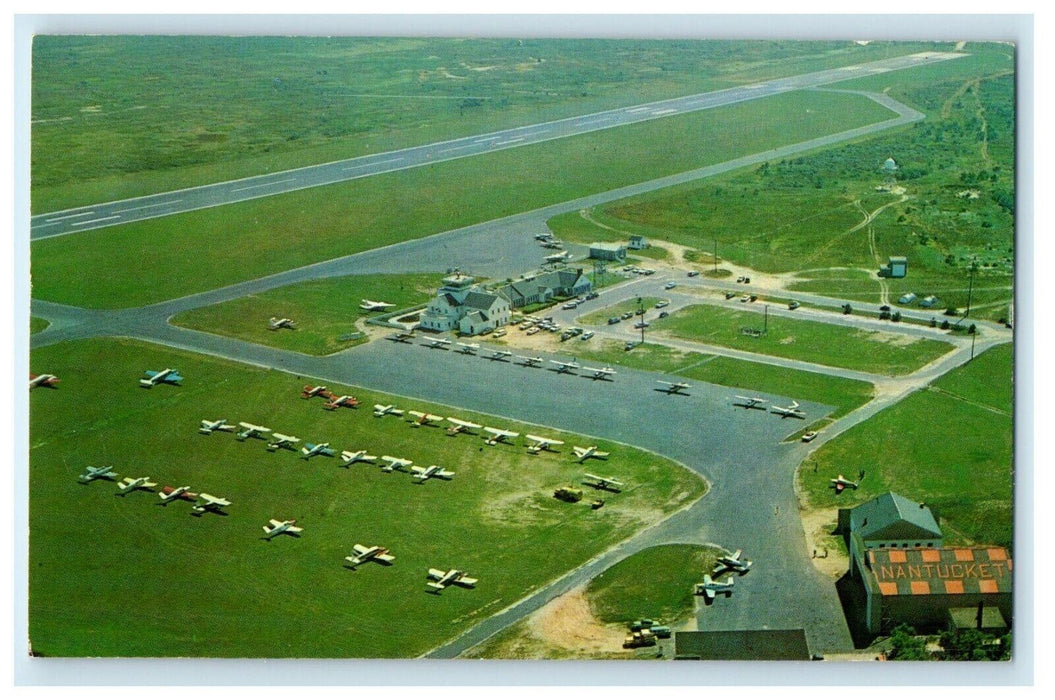 1910 Nantucket Memorial Airport, Nantucket Island Massachusetts MA Postcard