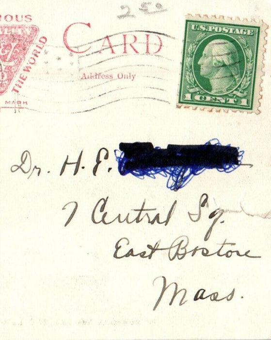1916 Wilder Hall, Wellesley College, Wellesley Massachusetts MA Posted Postcard