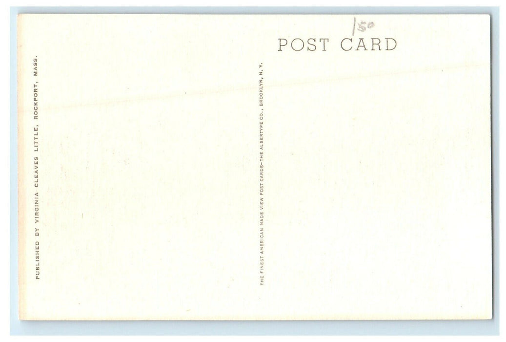 c1930's The First Church Rockport Massachusetts MA "The Old Sloop" Postcard