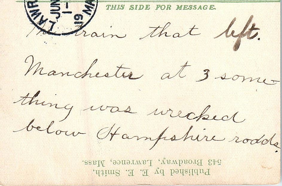 1911 Arlington Mills From Tower Hill, Lawrence, Massachusetts MA Postcard
