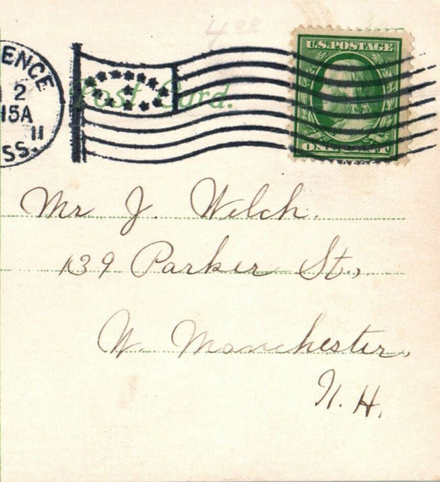 1911 Arlington Mills From Tower Hill, Lawrence, Massachusetts MA Postcard