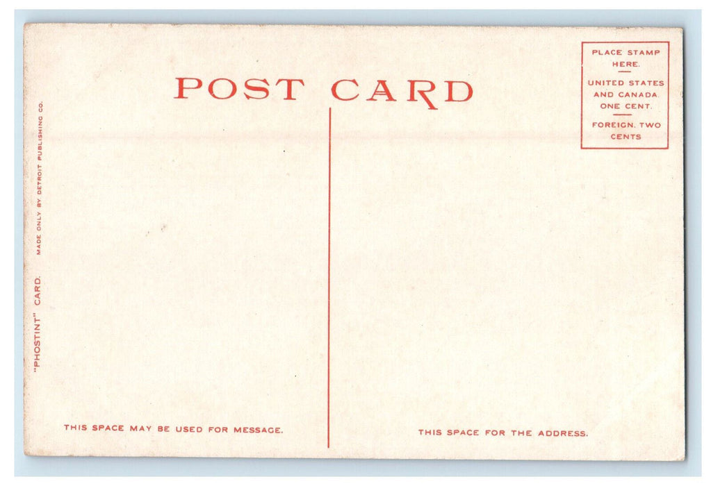 c1910 Prospect Dome, South Cheyenne Canyon, Colorado CO Posted Phostint Postcard