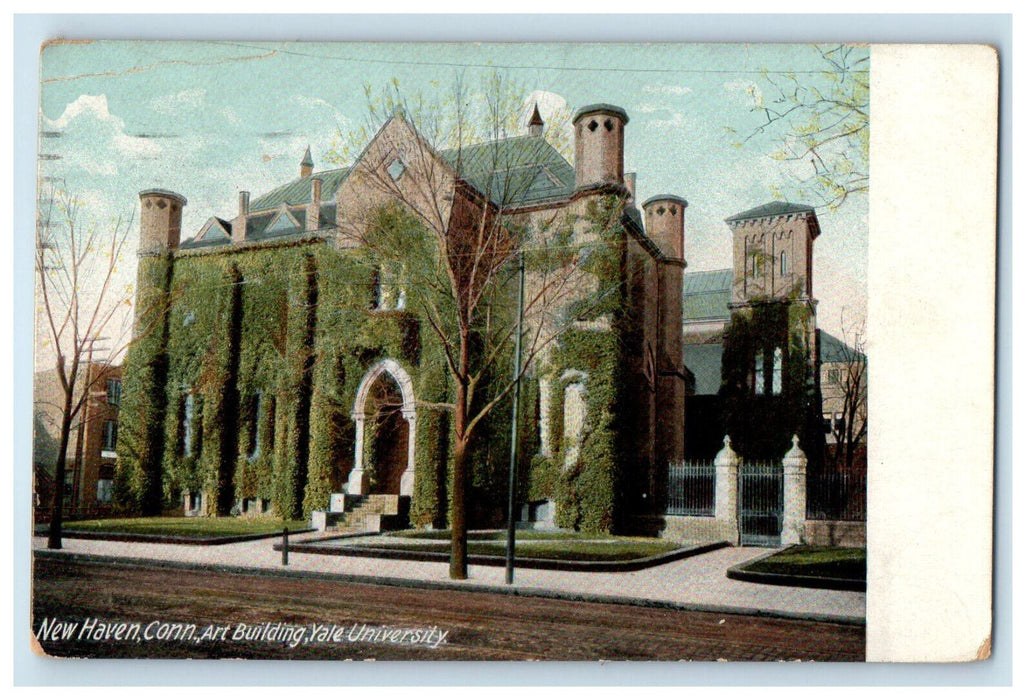 1921 Art Building Yale University New Haven Connecticut CT Posted Postcard