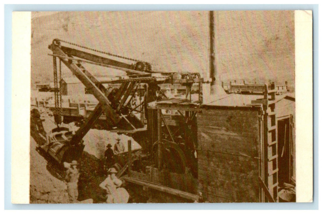 c1960 Master Photographers Steam Shovel Working in Echo Canon Utah UT Postcard