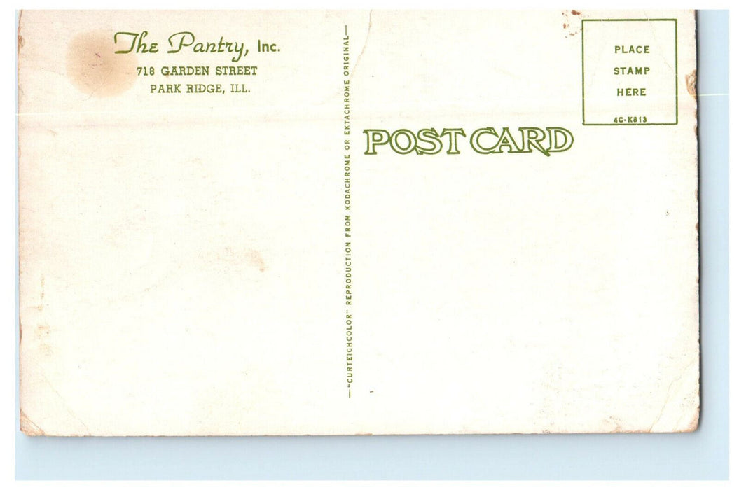 c1950 The Pantry Inc, 718 Garden Street Park Ridge, Illinois IL Postcard