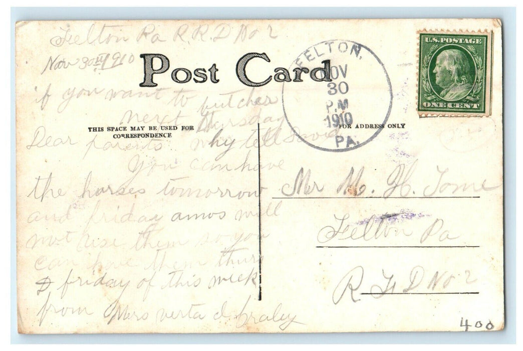 1910 Boat House Humboldt Park Chicago Illinois IL Posted Antique Postcard