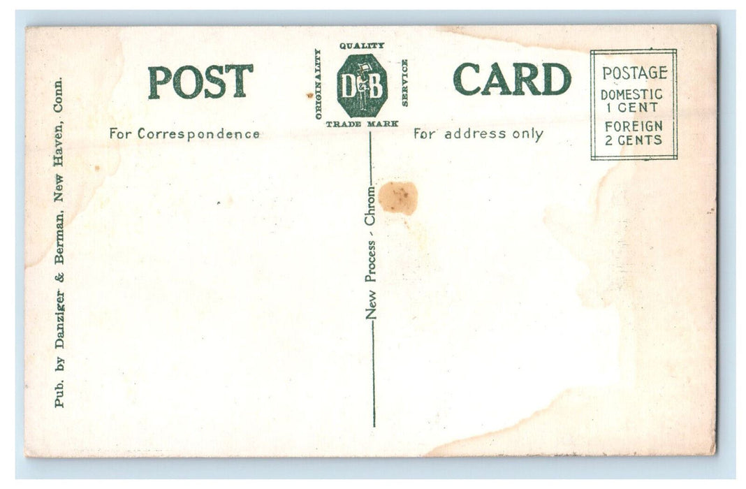 c1910 Osborn Hall Yale University New Haven Connecticut CT Antique Postcard