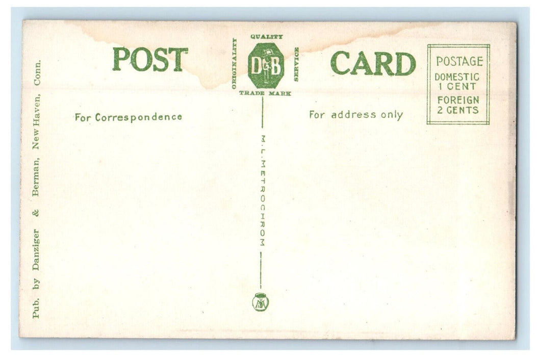 c1910 Woodbridge Hall Yale University New Haven Connecticut CT Postcard