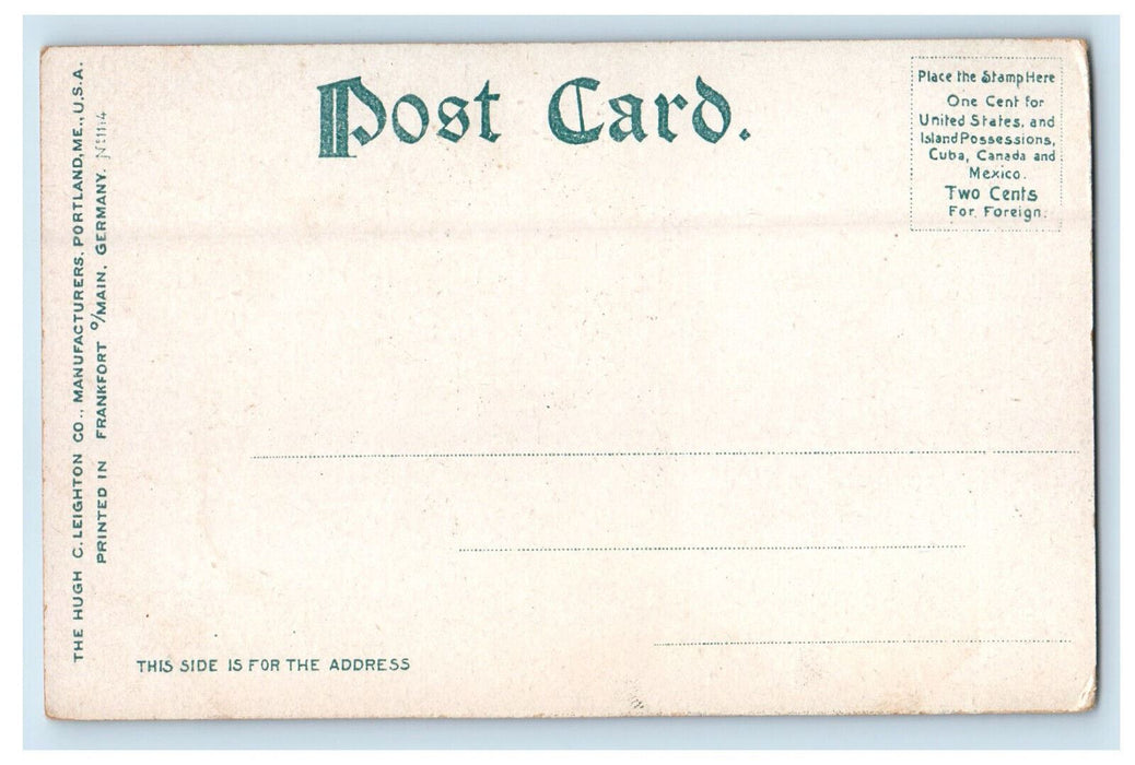 c1905 Old South College Yale University New Haven Connecticut CT Postcard