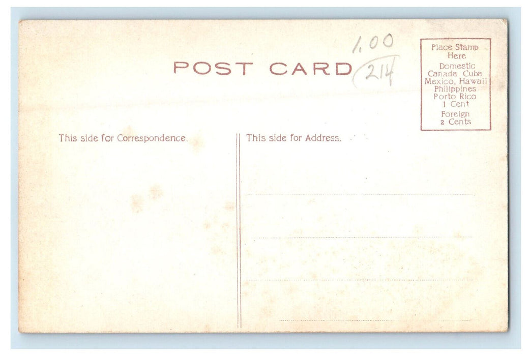 c1910 Steamboat Rock and Balance Rock, Garden of the Gods Colorado CO Postcard