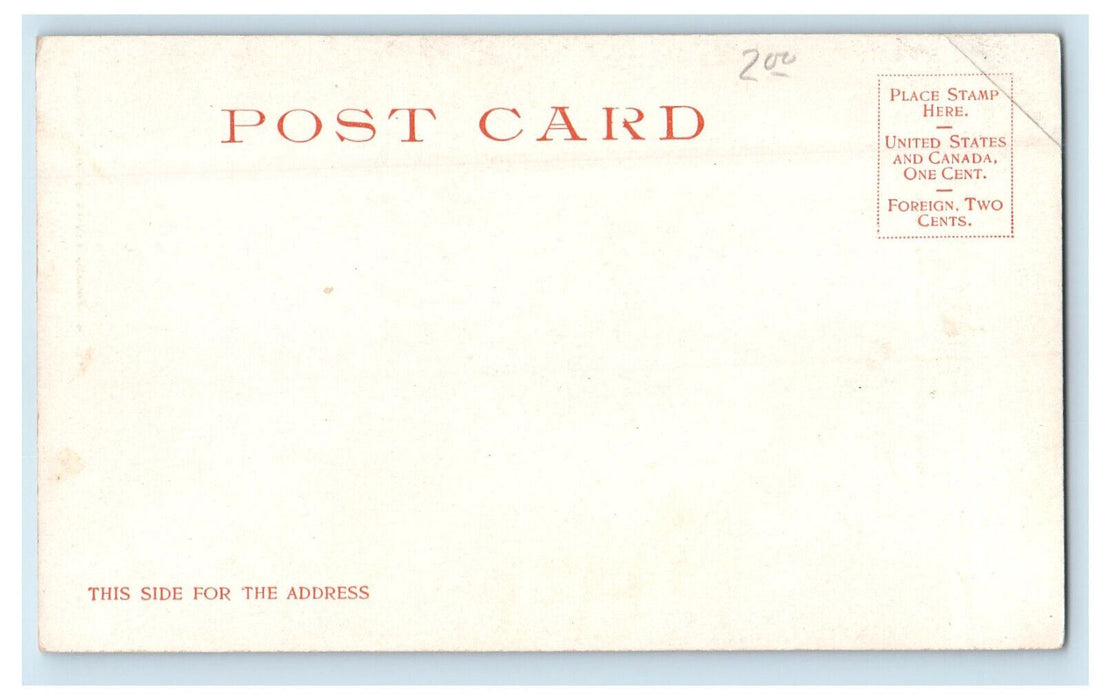 1900 Post Office, Detroit Michigan MI Detroit Photographic Co. Unposted Postcard