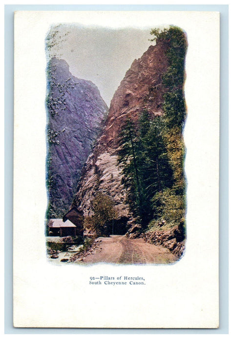 c1905 Pillars of Hercules, South Cheyenne Canon Colorado CO Antique Postcard