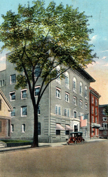 1919 Pythian Temple, Brockton, Massachusetts MA Posted Antique Postcard