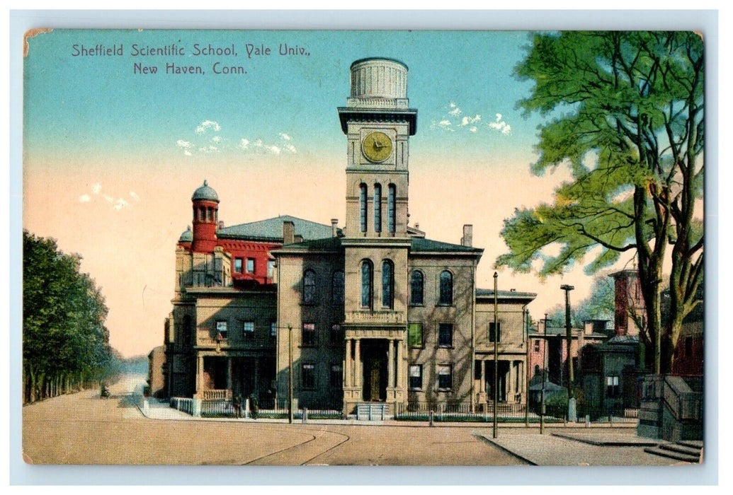 c1910's Sheffield Scientific School Yale University New Haven CT Postcard