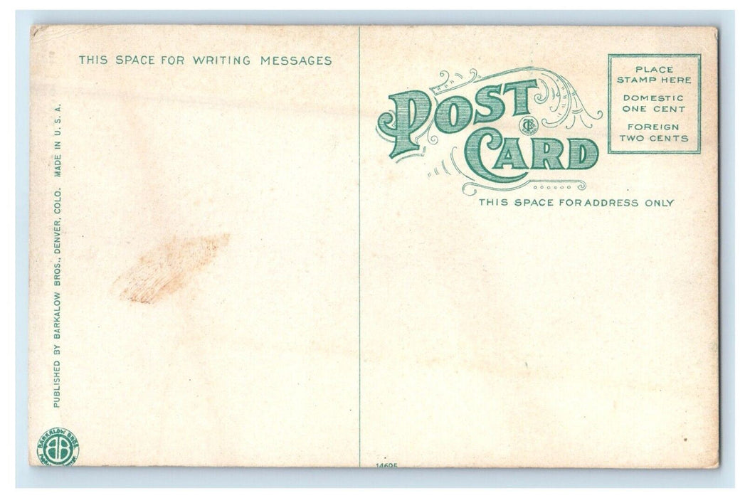 c1910's Hercules Pillars Cheyenne Canon Colorado CO Unposted Antique Postcard