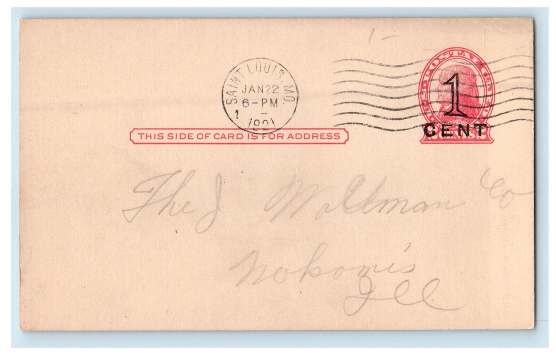 1921 Designer Publishing Co. Order Form St. Louis MO Postcard